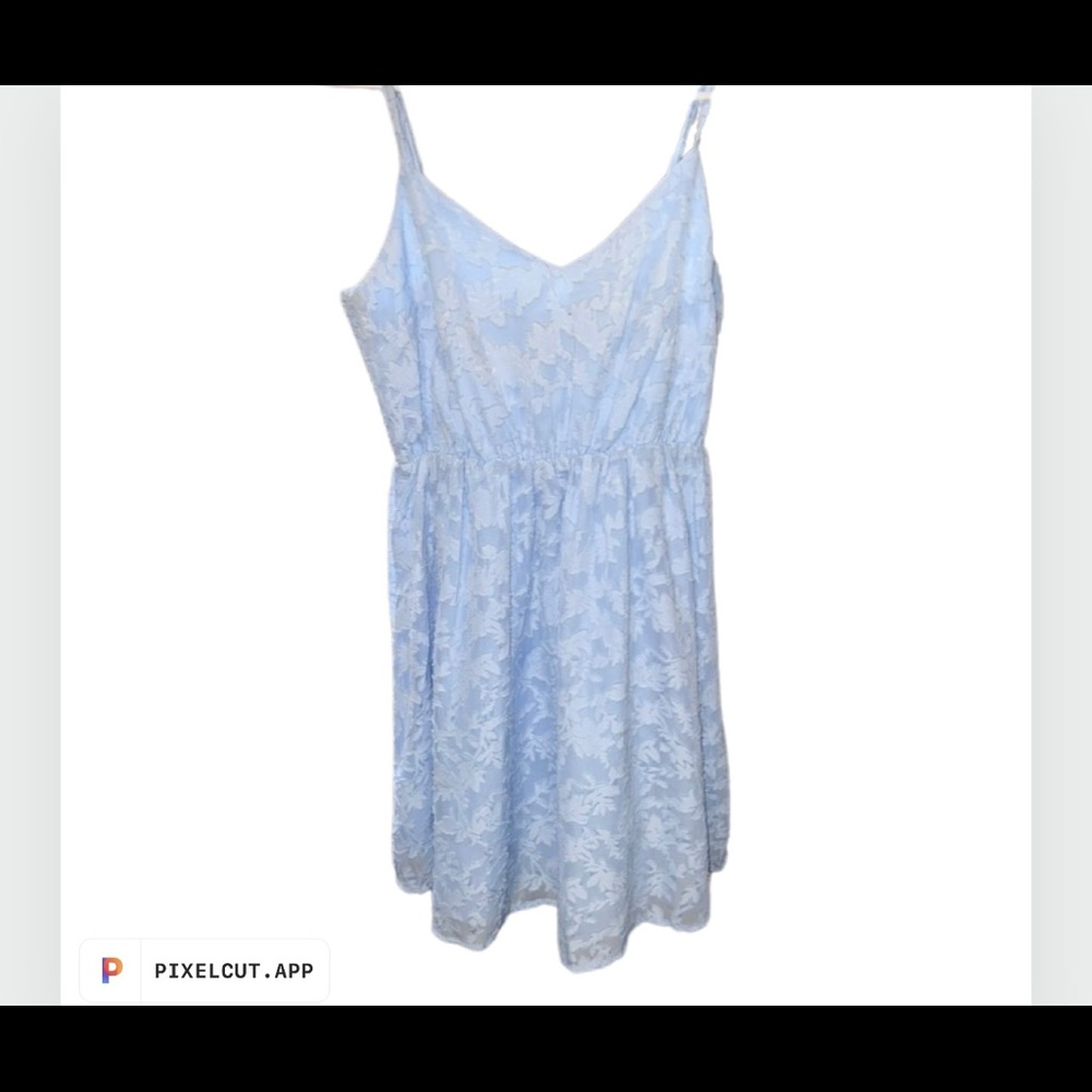 Lulu’s Dress | Lovely Meeting You Floral Jacquard Mini Skater Dress | size small